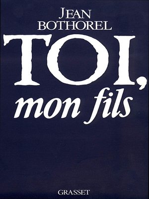 cover image of Toi, mon fils
